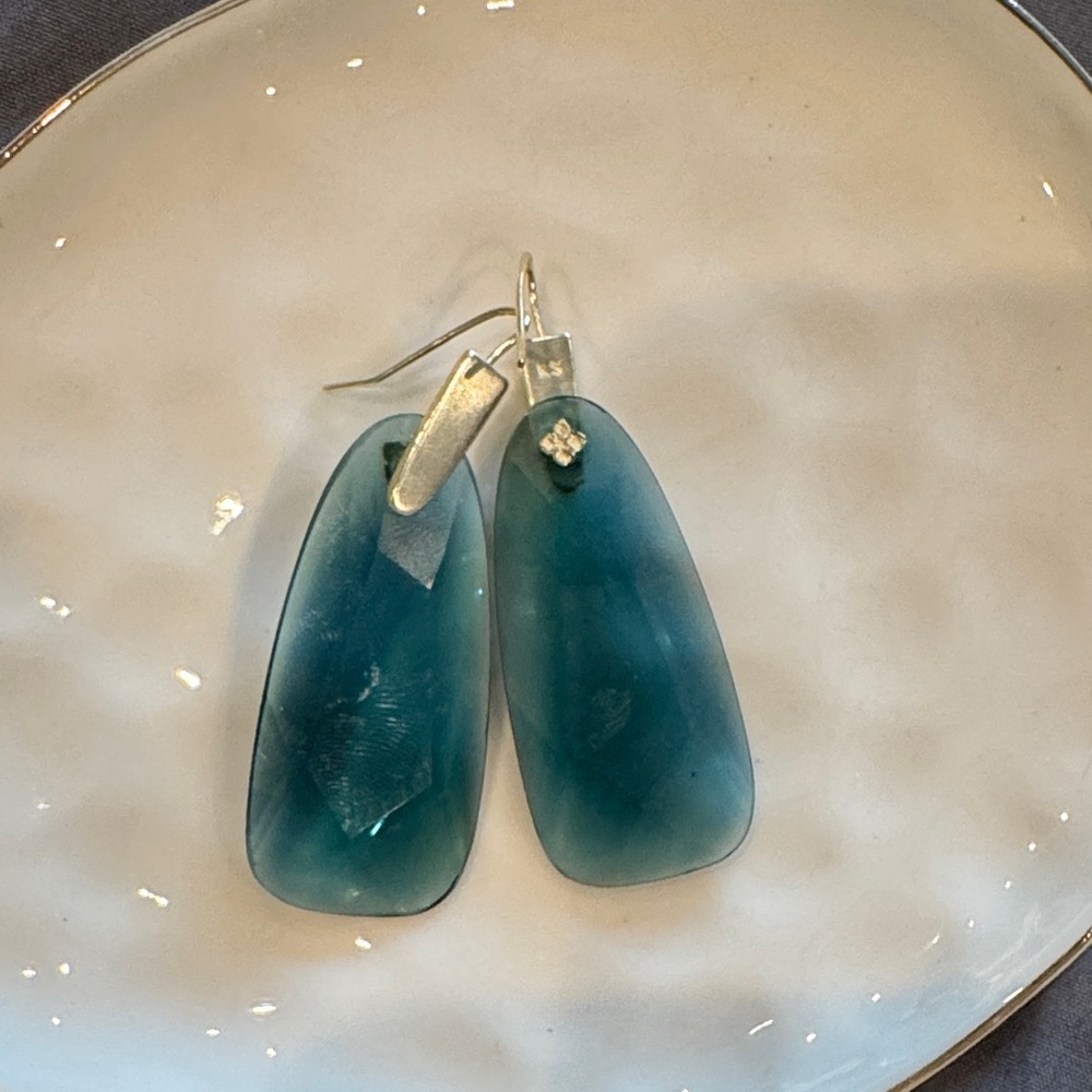 Blue Dangle Earrings